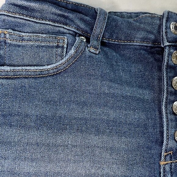 Guess Los Angeles Blue Jean Denim u Short Shorts Daisy Dukes Hot Pants Size 29 C - Picture 5 of 9